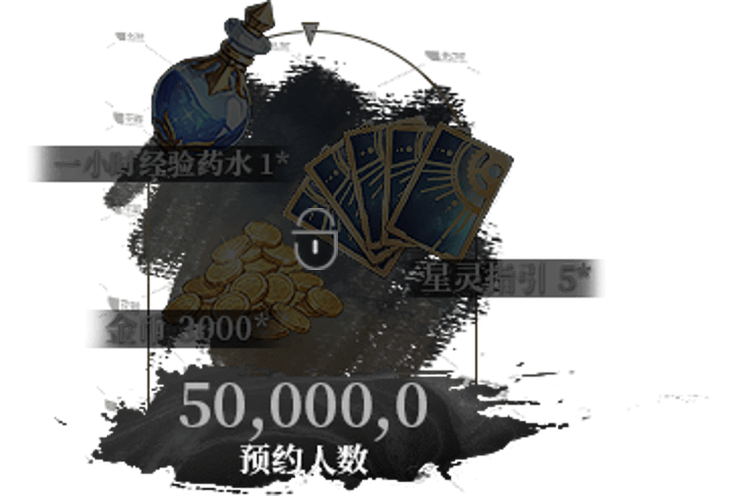 50万预约奖励，未解锁